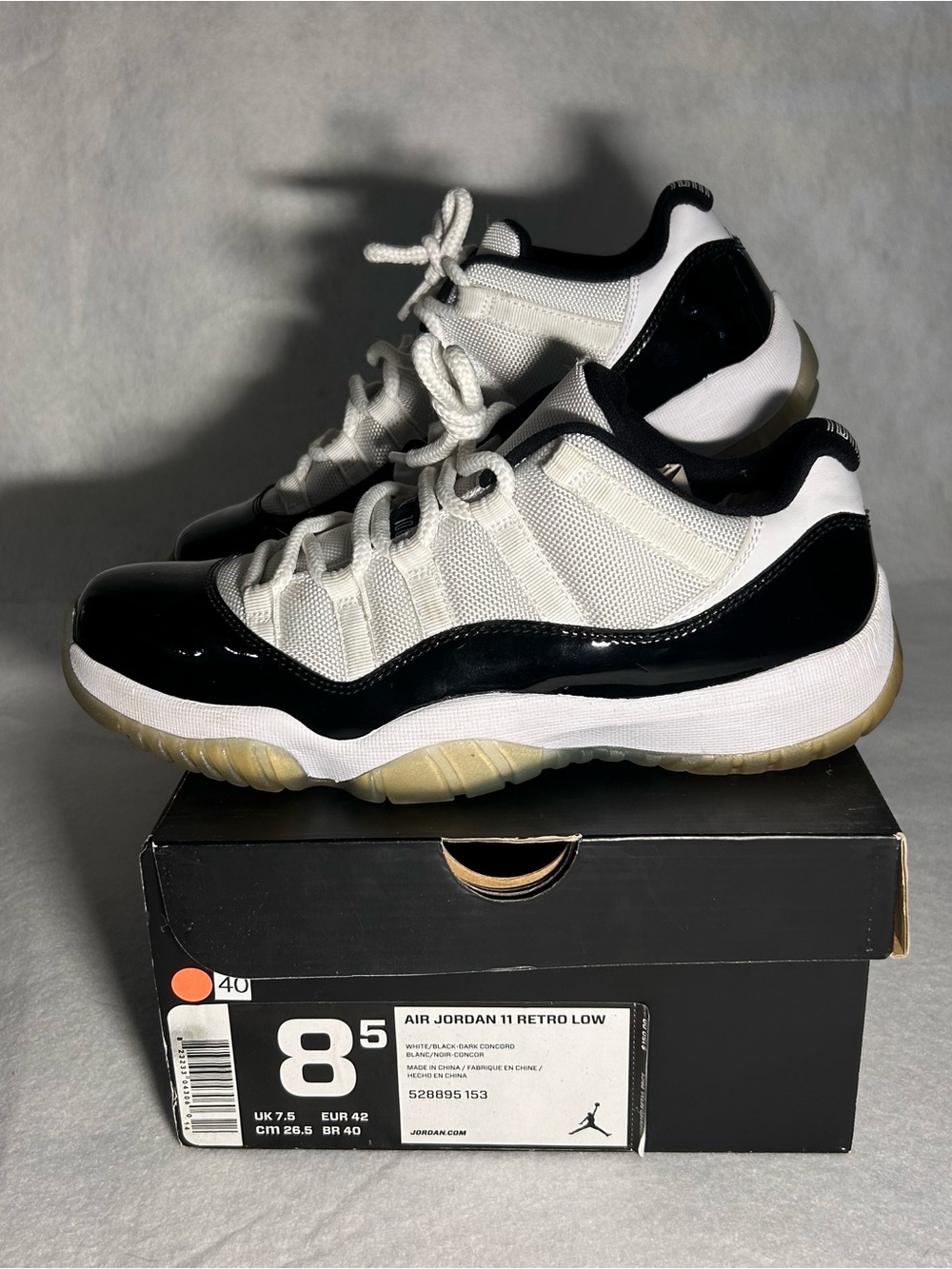 Air Jordan 11 Retro Low 'Concord' 2014 - Size 8.5 w/ OG Box